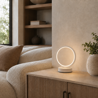 Dimmable Circular LED Table Lamp – Aven