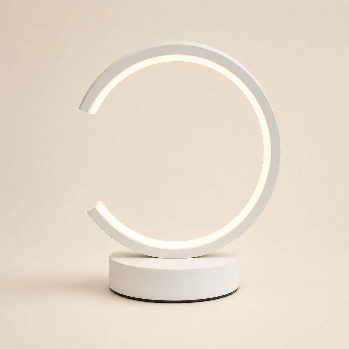 Dimmable Circular LED Table Lamp – Aven