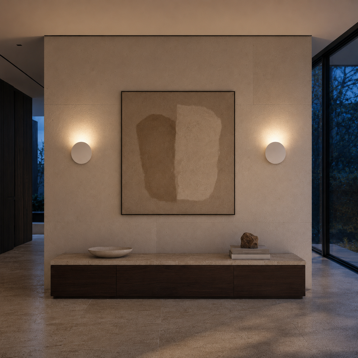Aira Pebble LED Wall Light – 18 cm