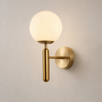 Orla Frosted Globe Wall Light – 35 cm
