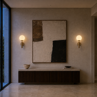 Orla Frosted Globe Wall Light – 35 cm