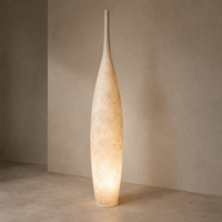 Uplighter Floor Lamp Vase Shape Resin