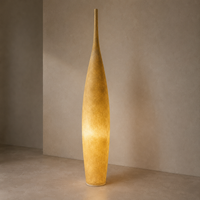 Uplighter Floor Lamp Vase Shape Resin