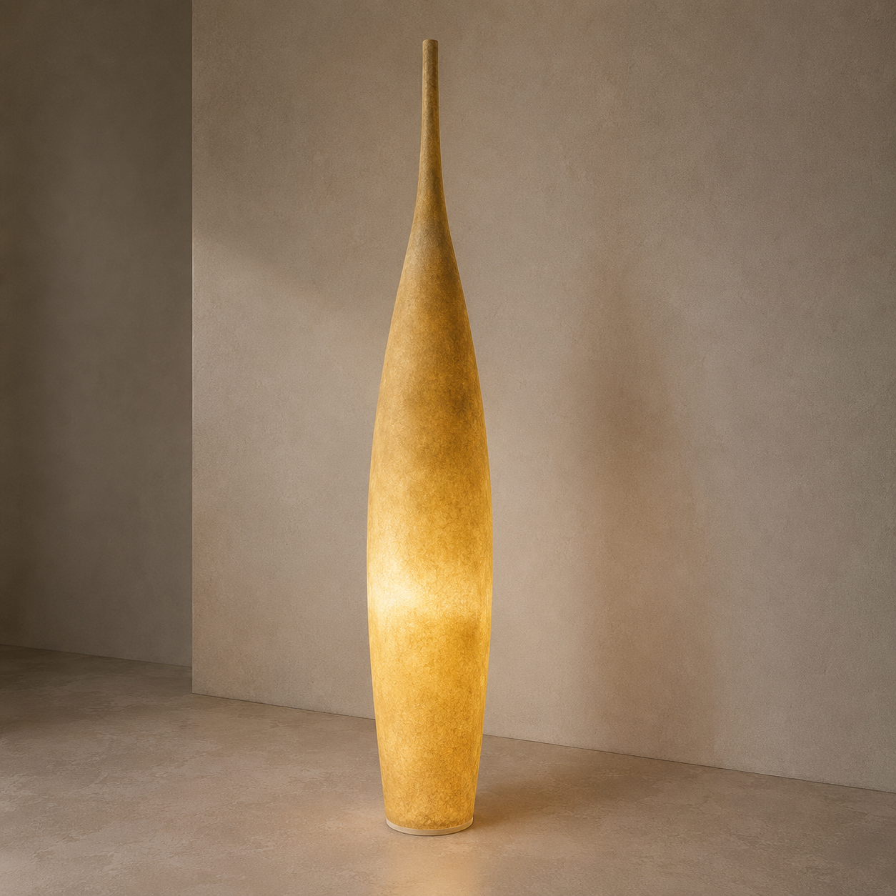 Uplighter Floor Lamp Vase Shape Resin