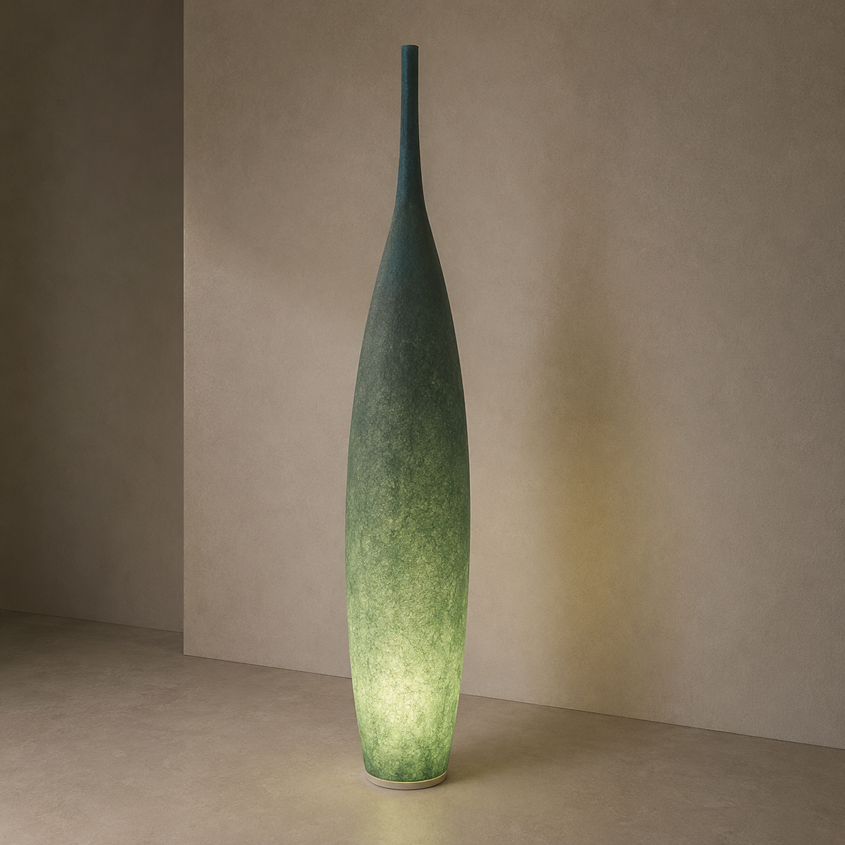Uplighter Floor Lamp Vase Shape Resin
