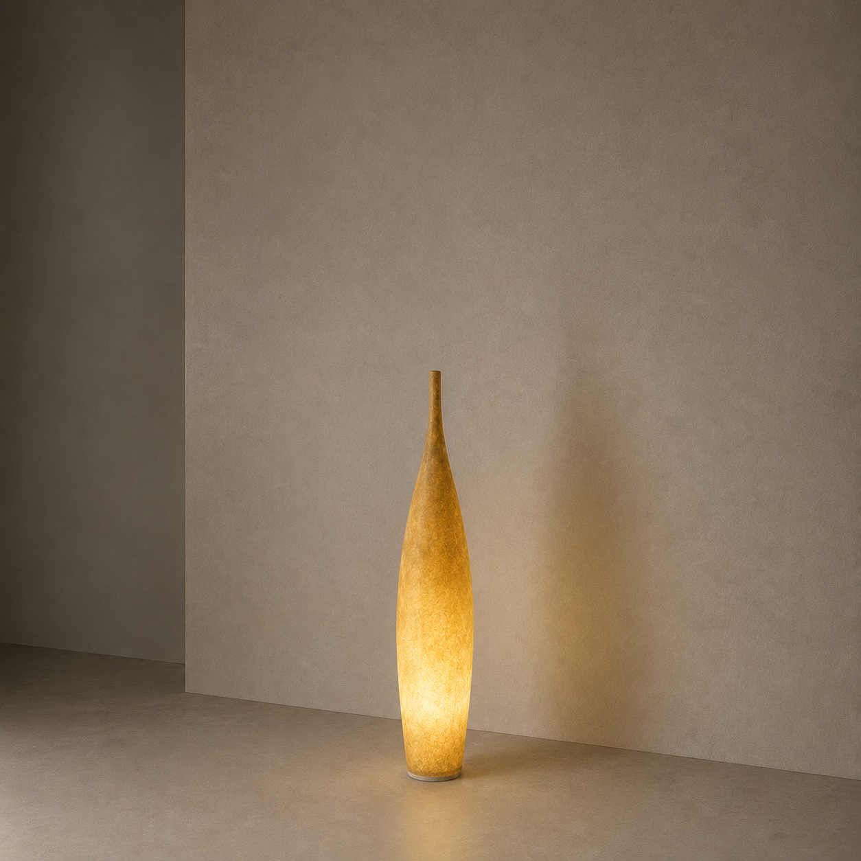 Uplighter Floor Lamp Vase Shape Resin