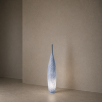 Uplighter Floor Lamp Vase Shape Resin
