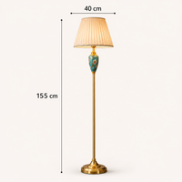 Retro Floor Lamp Ceramic