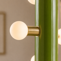 Floor Lamps Glass Green LED