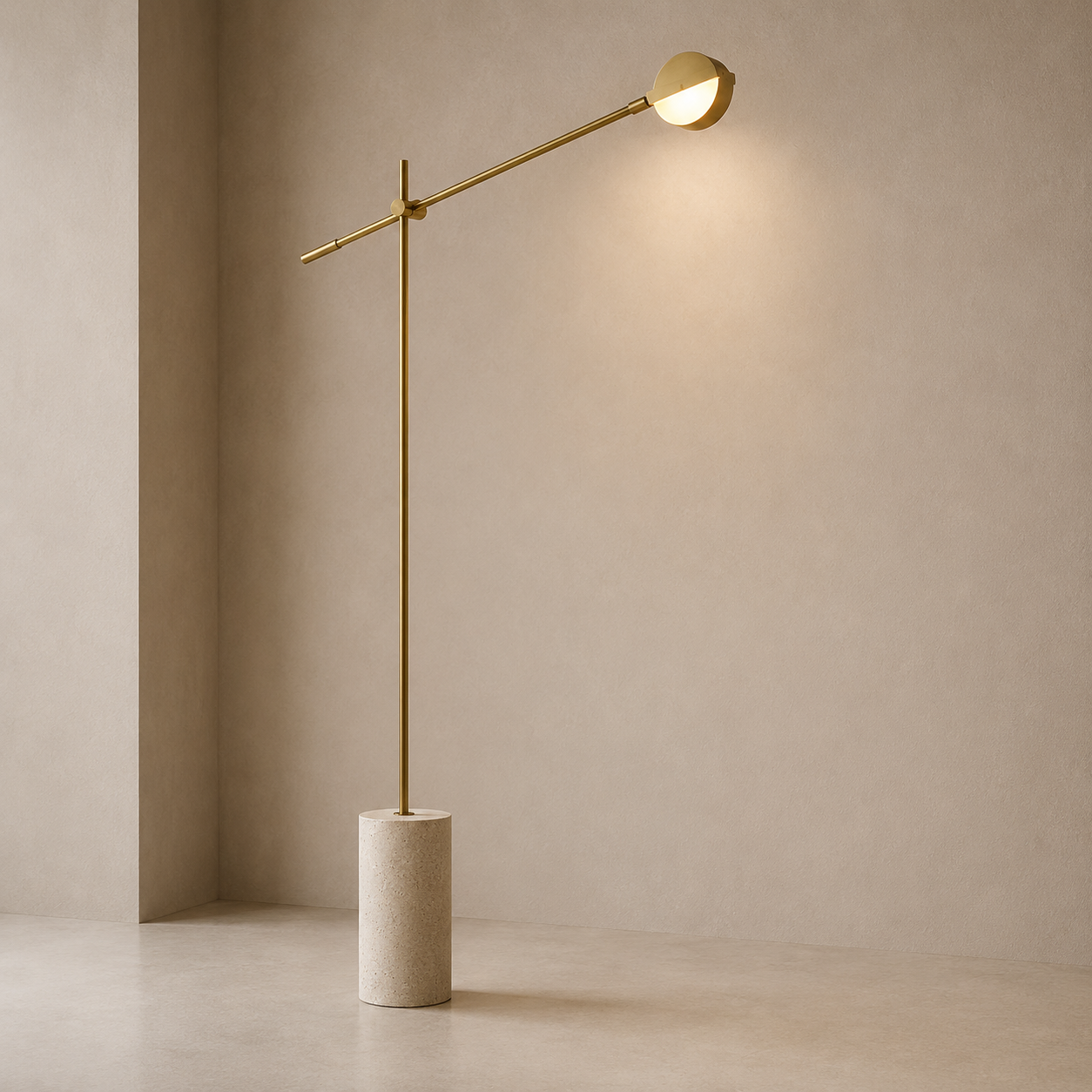 Unusual Floor Lamps For Living Room Marble Base Gold Metal