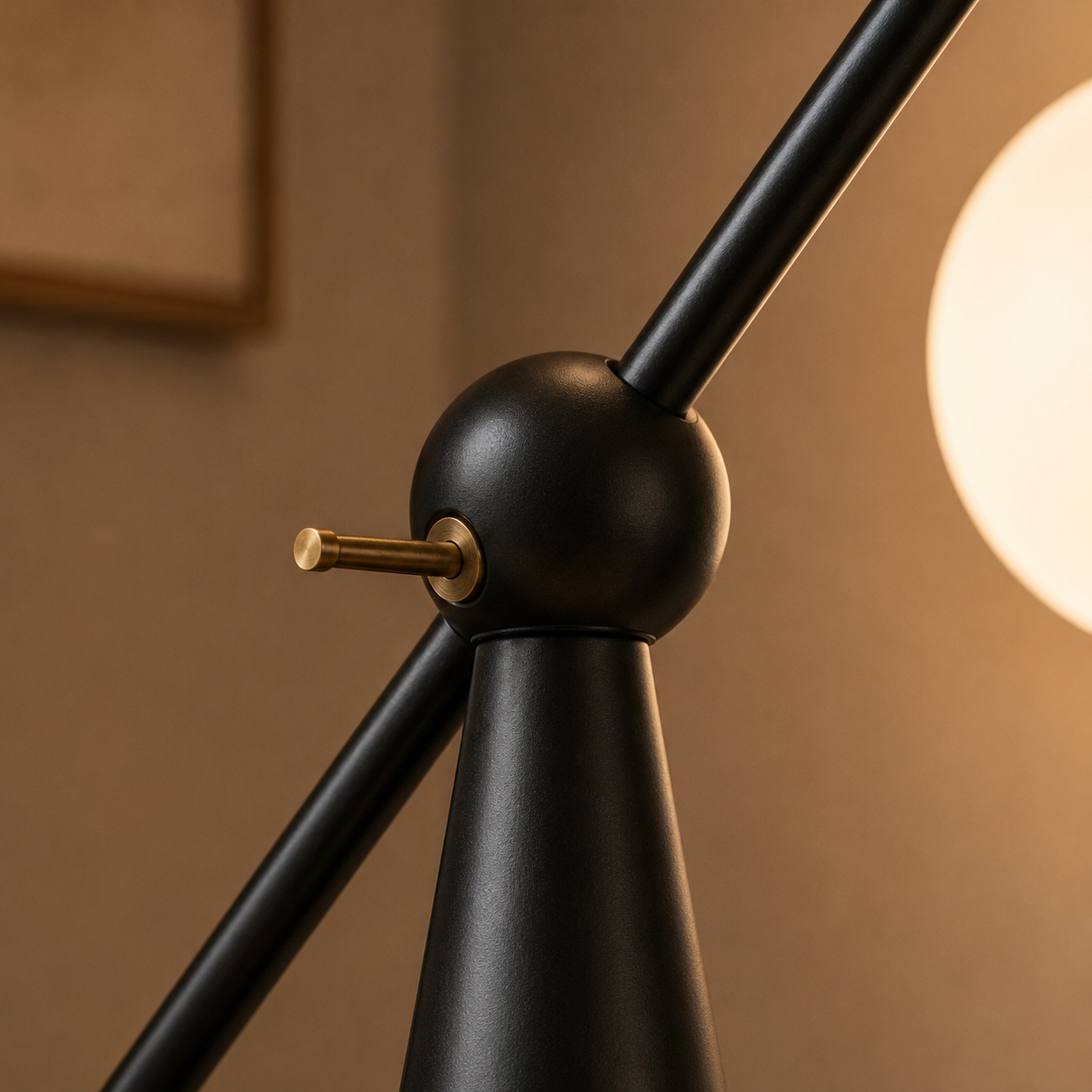 Arched Floor Lamp Arc Globe Shade