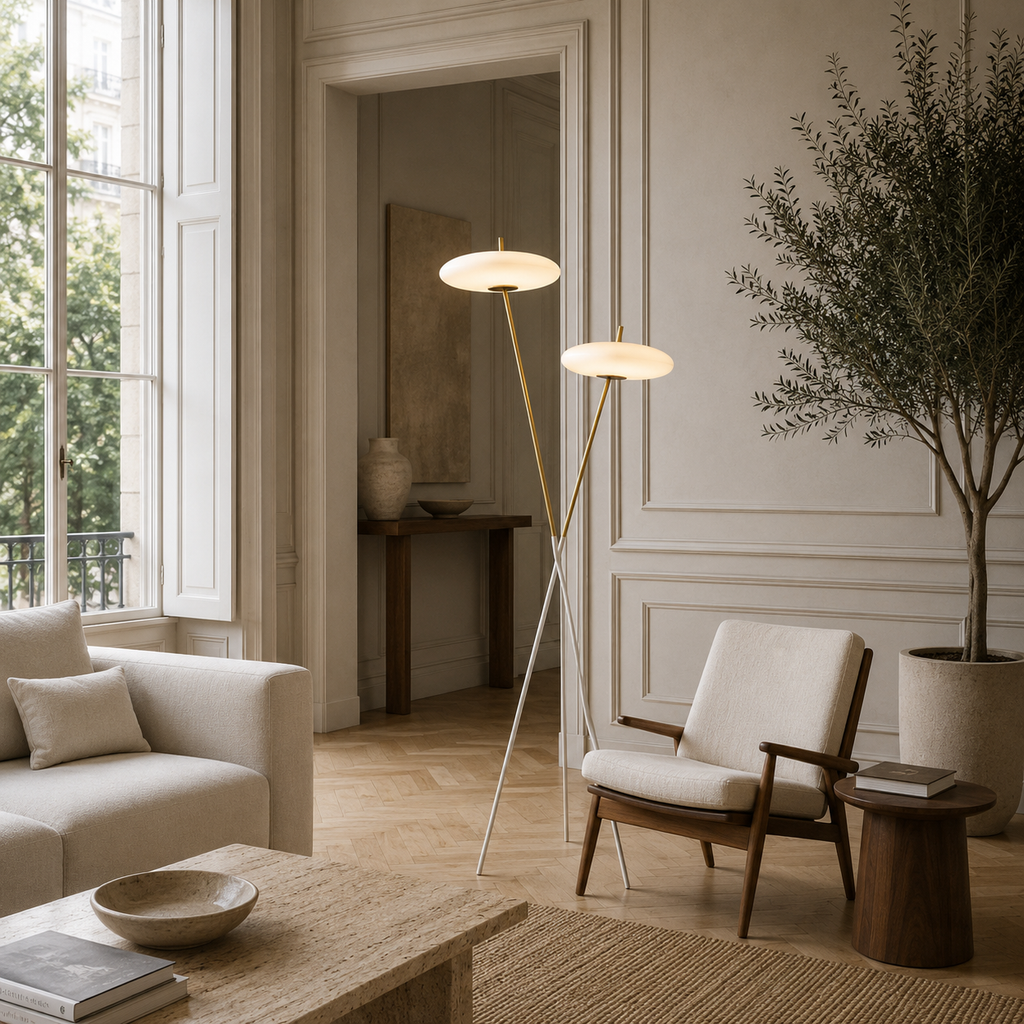 Tripod Floor Lamp Modern LED