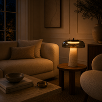 Table Lamps Glass Cave Stone Mushroom