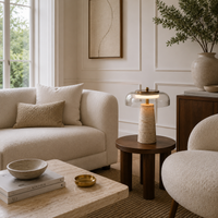 Table Lamps Glass Cave Stone Mushroom