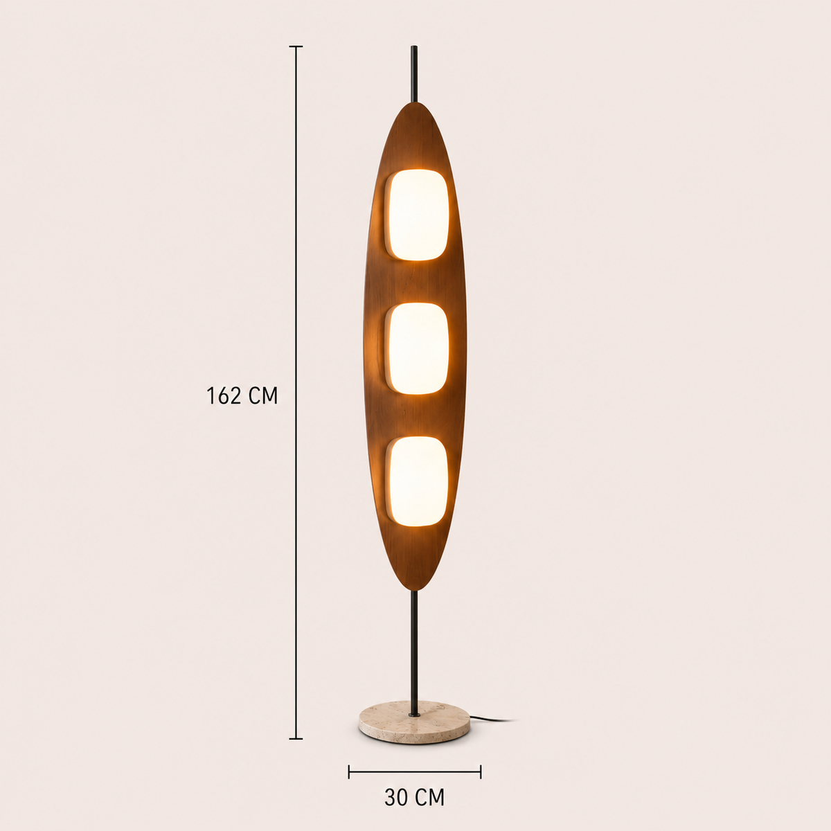 Mid Century Modern Floor Lamp Pod