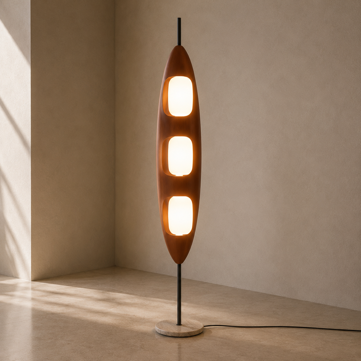 Mid Century Modern Floor Lamp Pod