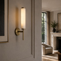 Modern Led Wall Lights Marble Cylinder