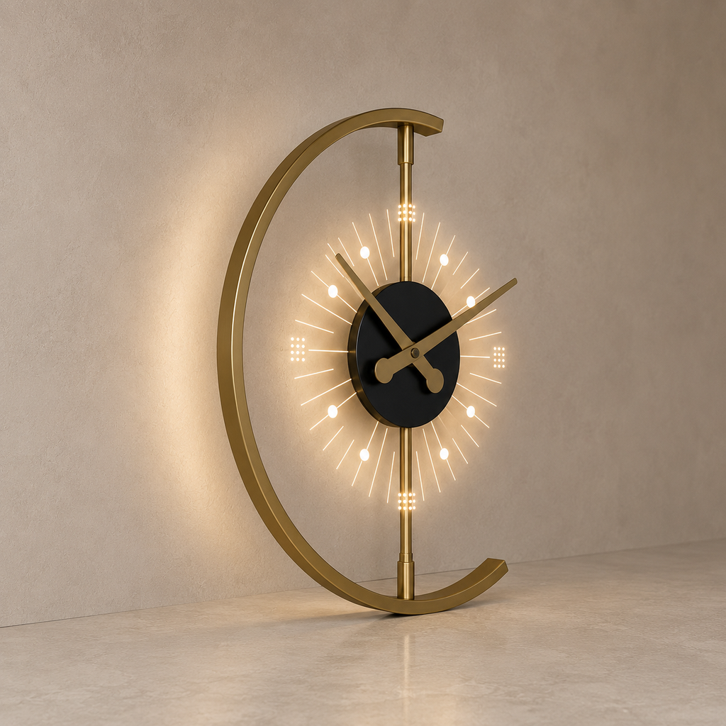 Modern Wall Lights Indoor LED Clock