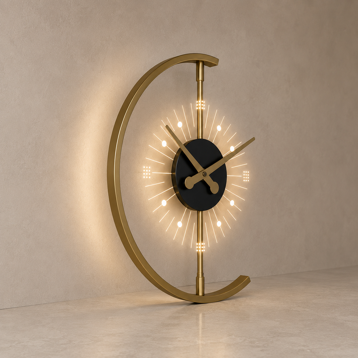 Modern Wall Lights Indoor LED Clock