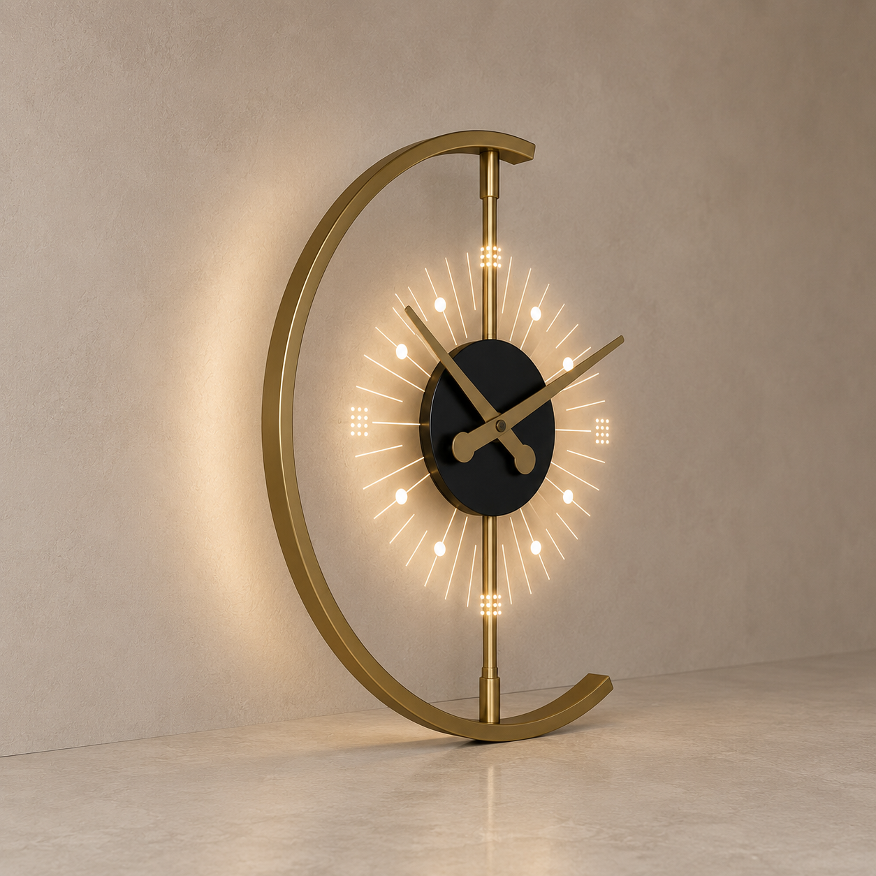 Modern Wall Lights Indoor LED Clock