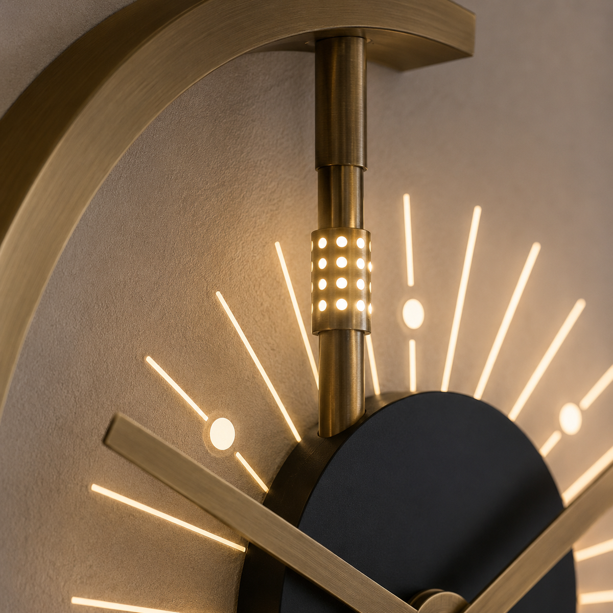 Modern Wall Lights Indoor LED Clock