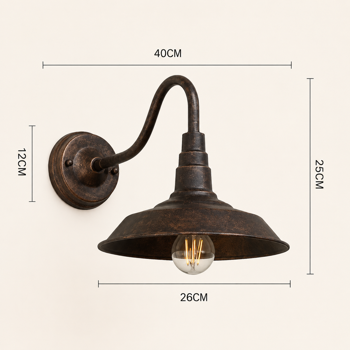 Wall Lights Industrial Vintage Iron