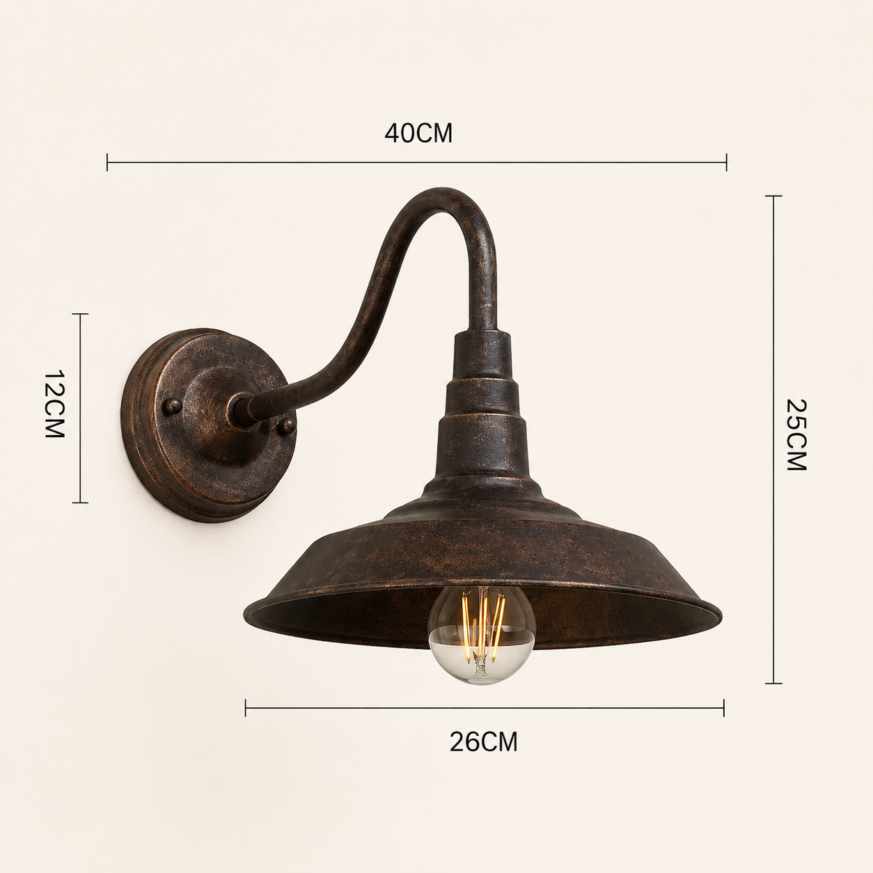 Wall Lights Industrial Vintage Iron