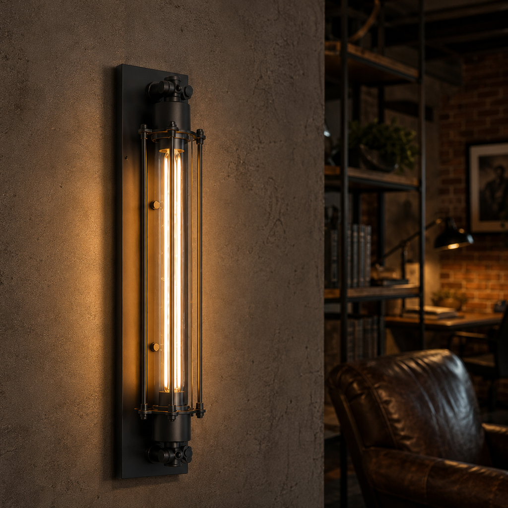Wall Lights For Lounge Industrial Black