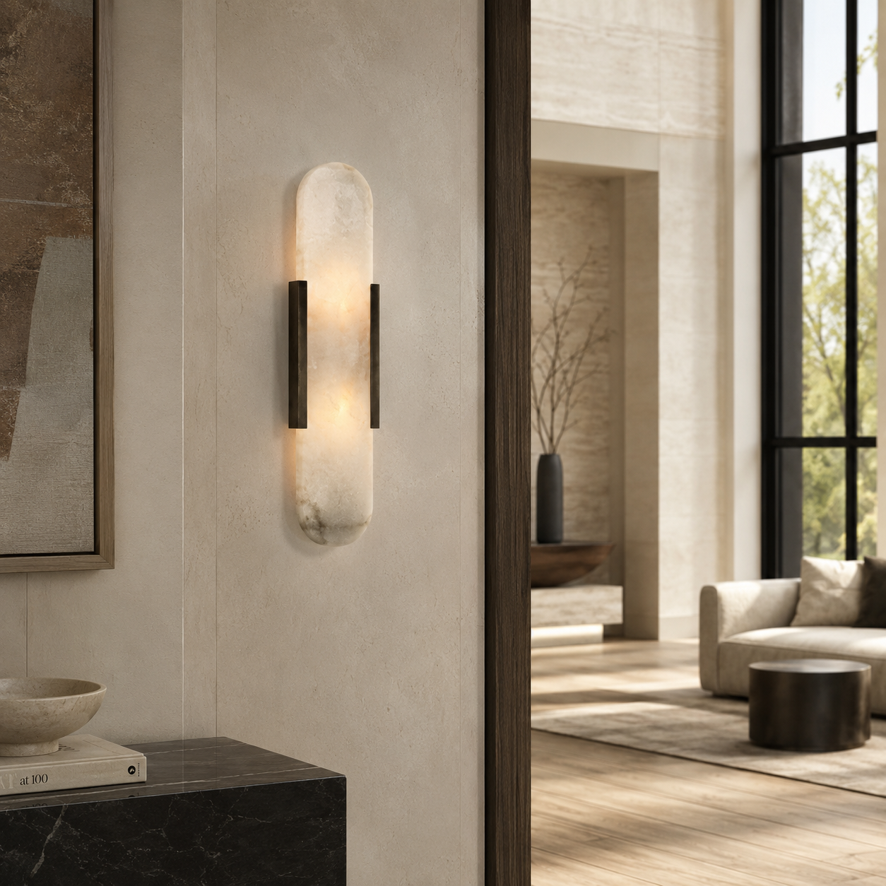 Modern Wall Lights Marble Gold