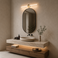 Gold Acrylic LED Wall Light