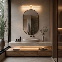 Gold Acrylic LED Wall Light
