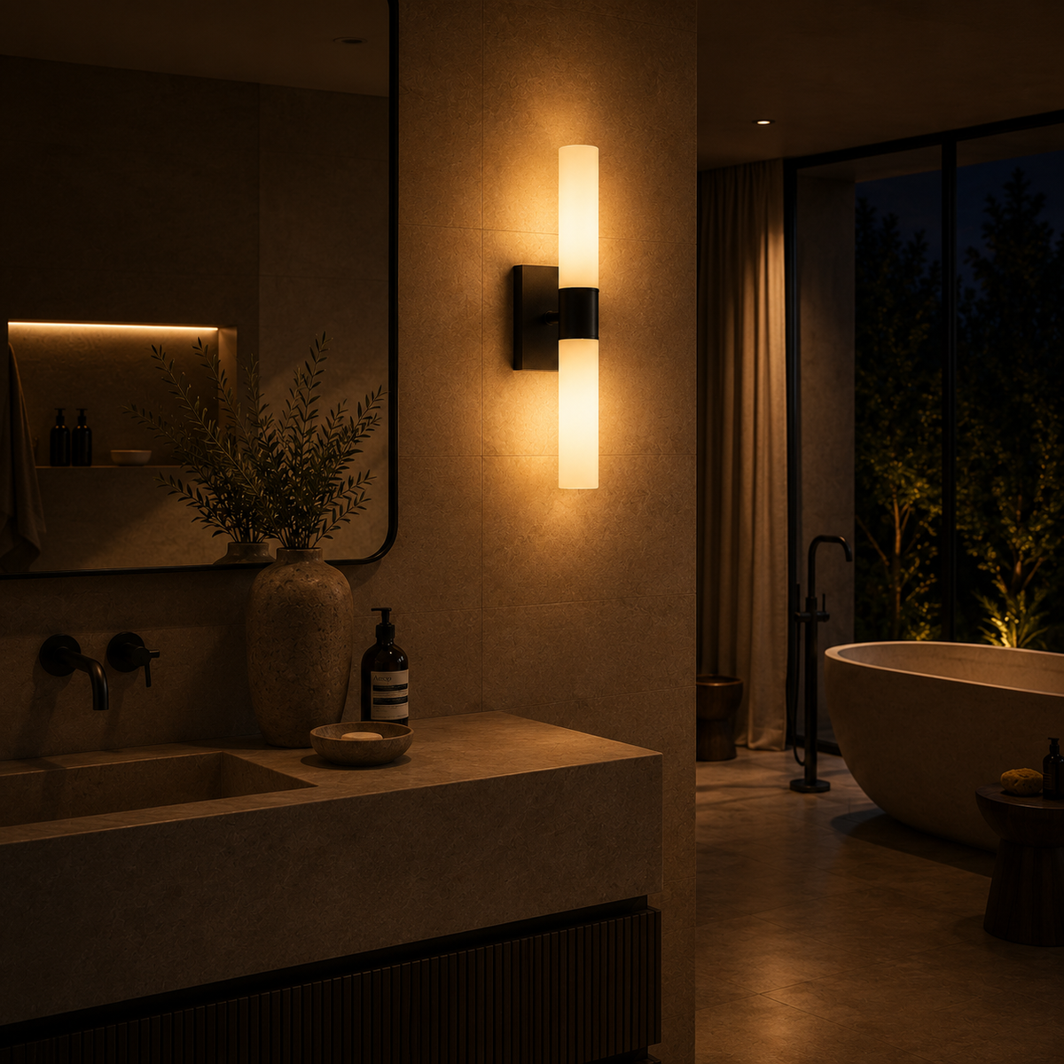 Wall Lights Black Modern LED