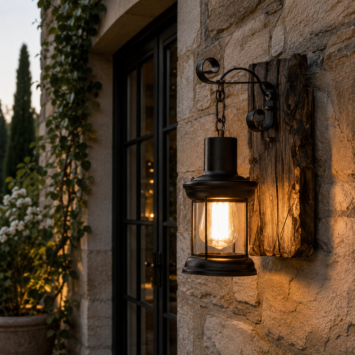 External Wall Lights Waterproof Metal