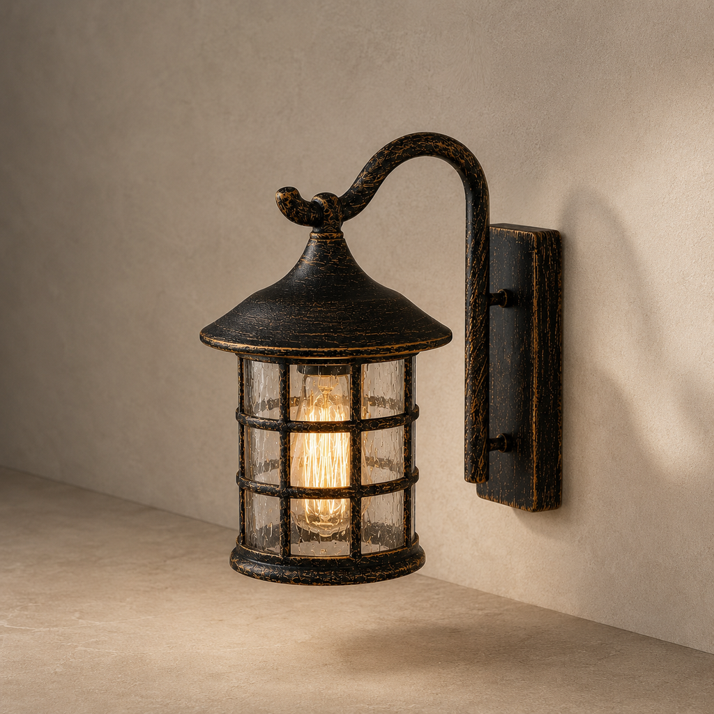 External Wall Lights Waterproof Metal