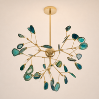 Modern Chandelier Lighting Agate Tree Branch