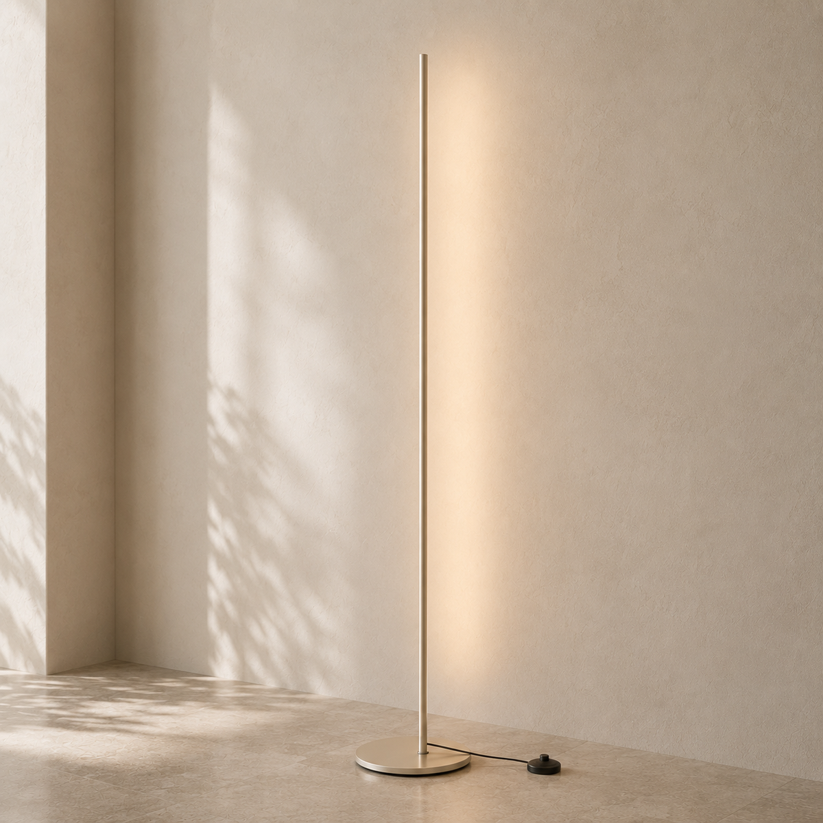 Gold Floor Lamp LED Linear
