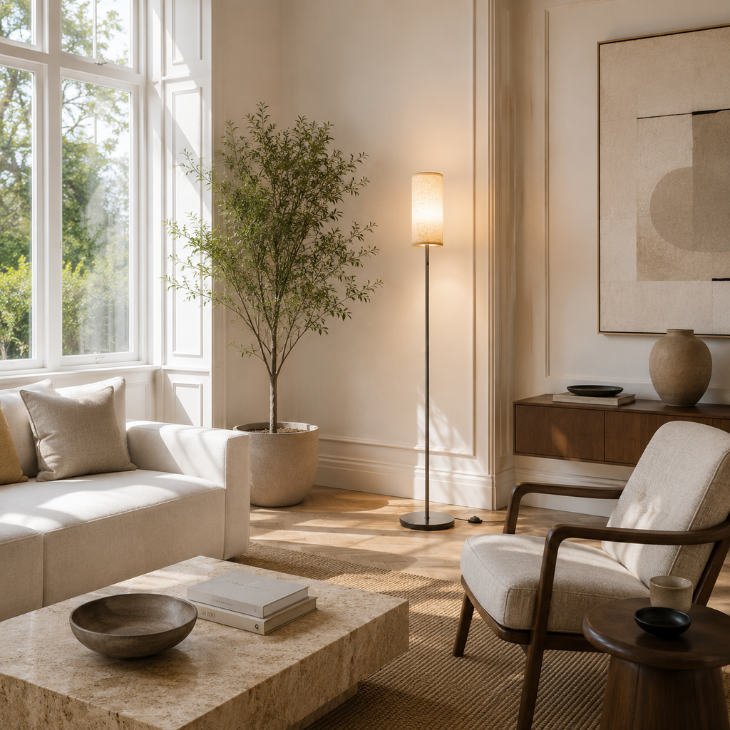 Dimmable Floor Lamp RGBW Smart App And Remote Control