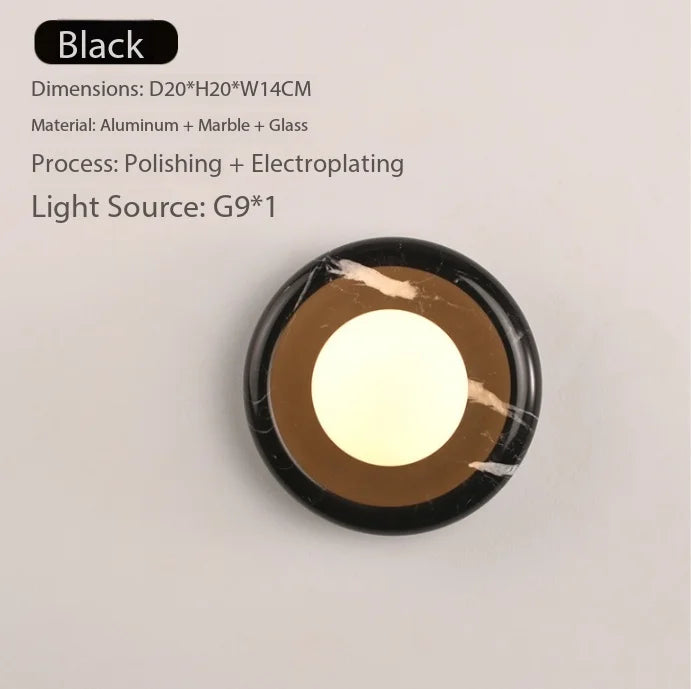 Wall Lights Stone Marble LED