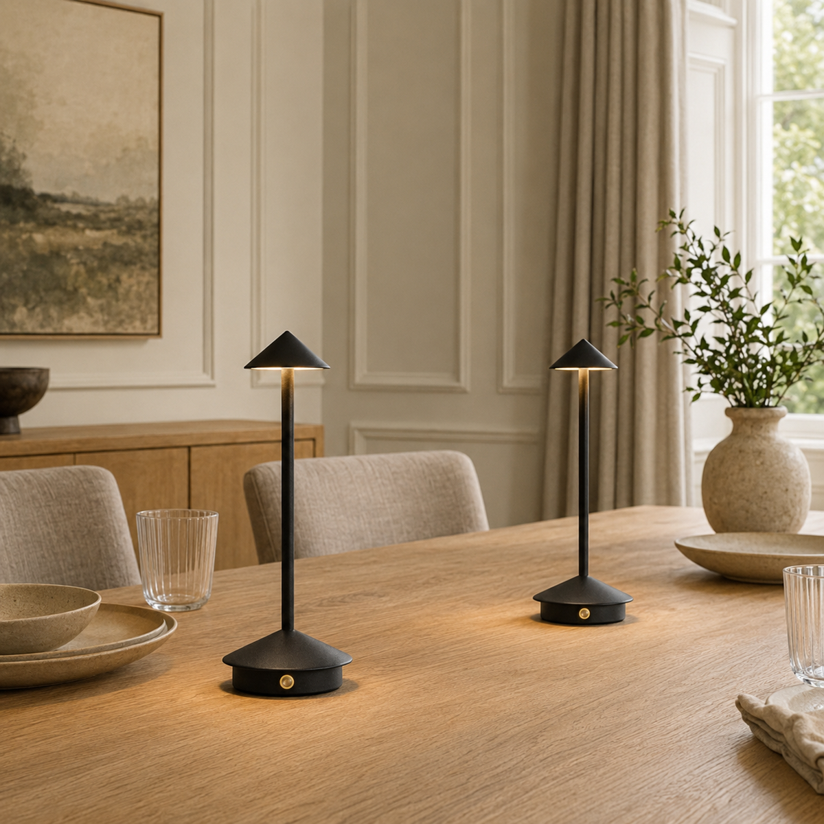 Rechargeable Cordless LED Touch Table Lamp – Nira
