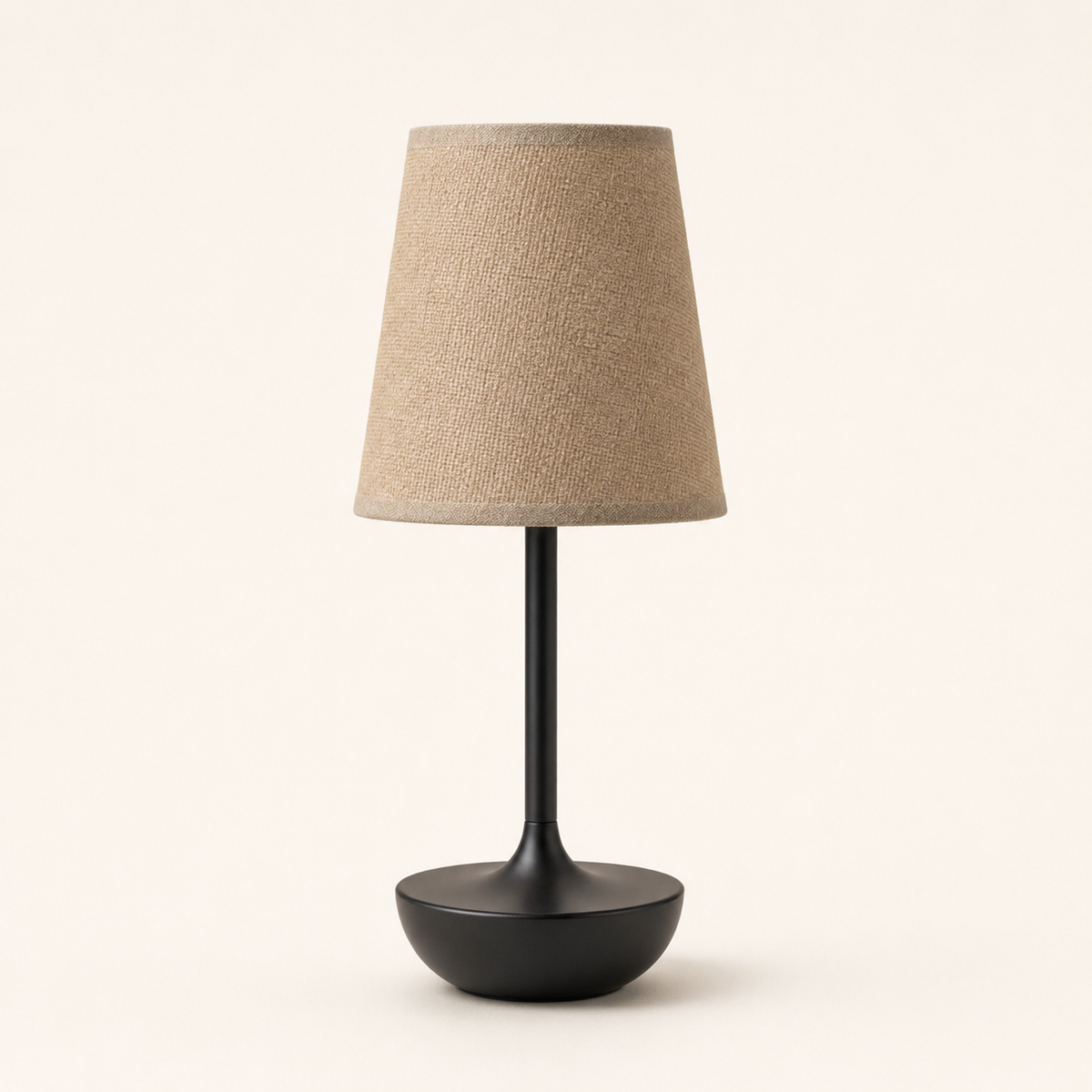 Rechargeable Cordless Table Lamp with Fabric Shade – Marlow