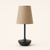 Rechargeable Cordless Table Lamp with Fabric Shade – Marlow