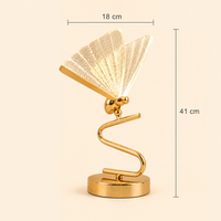 Unusual Gold Floor Lamp Butterfly