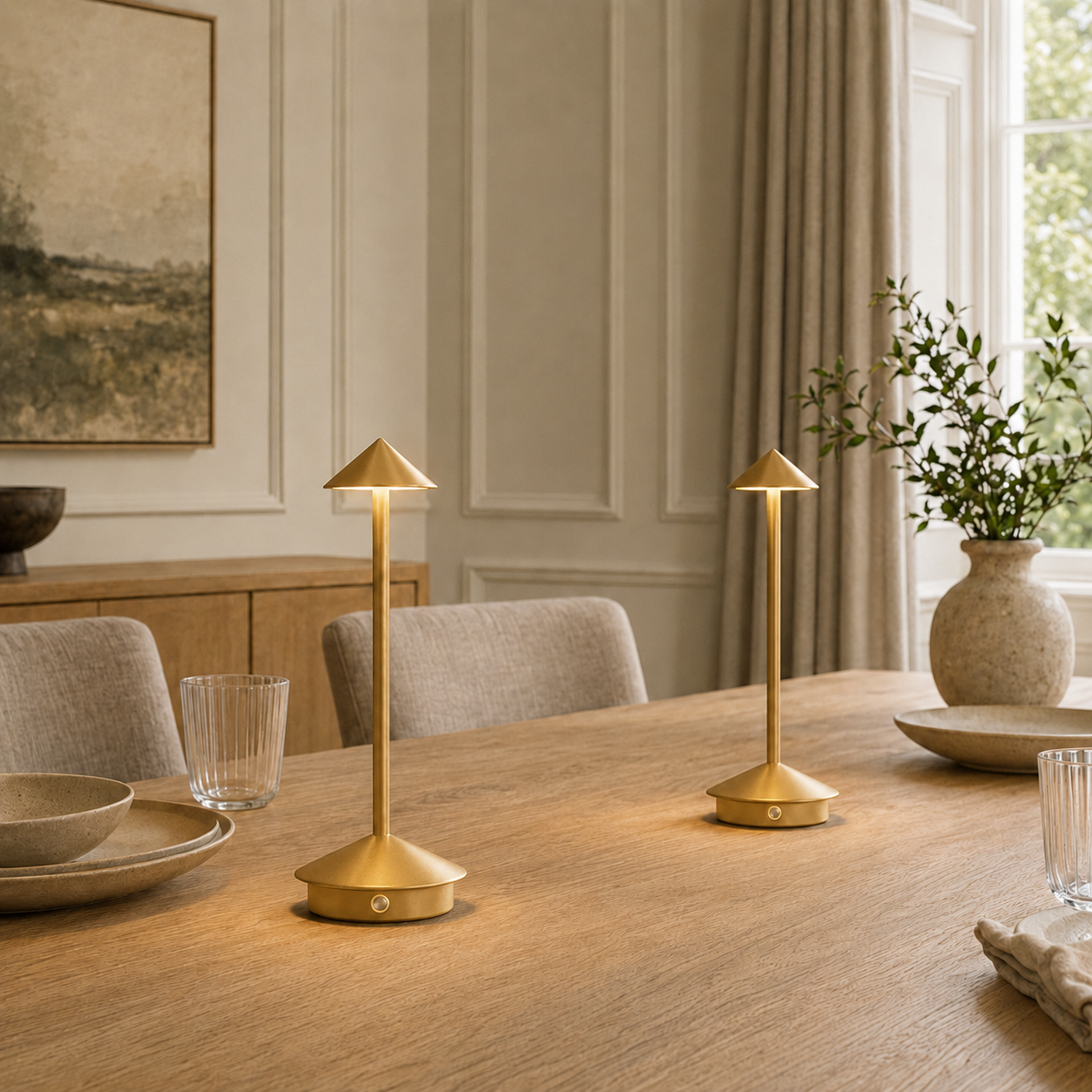 Rechargeable Cordless LED Touch Table Lamp – Nira