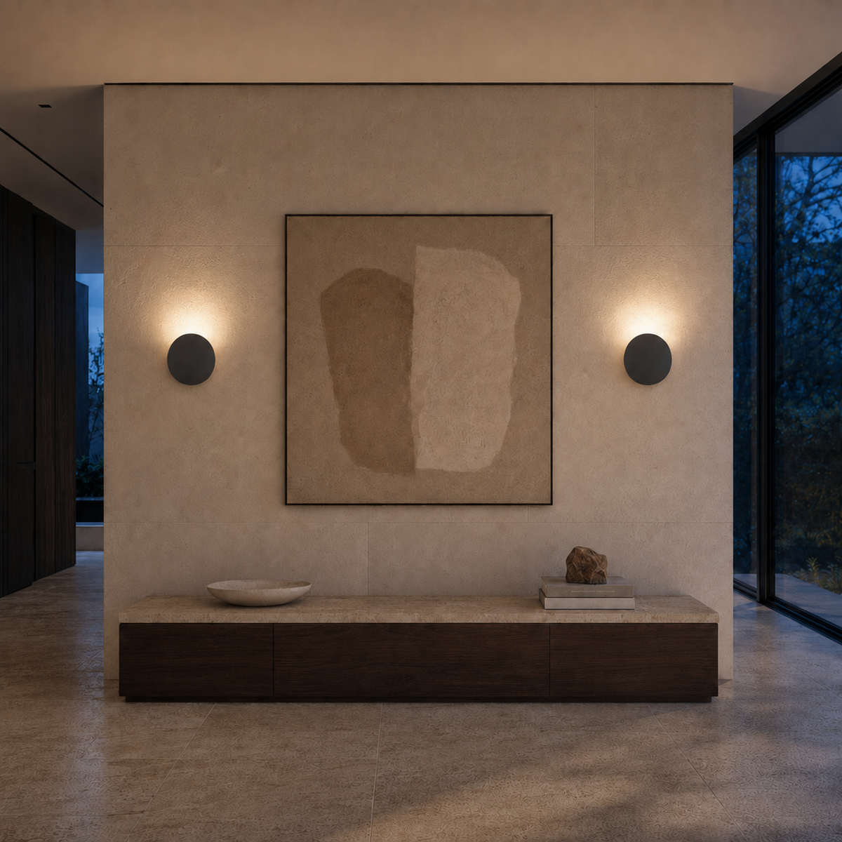 Aira Pebble LED Wall Light – 18 cm