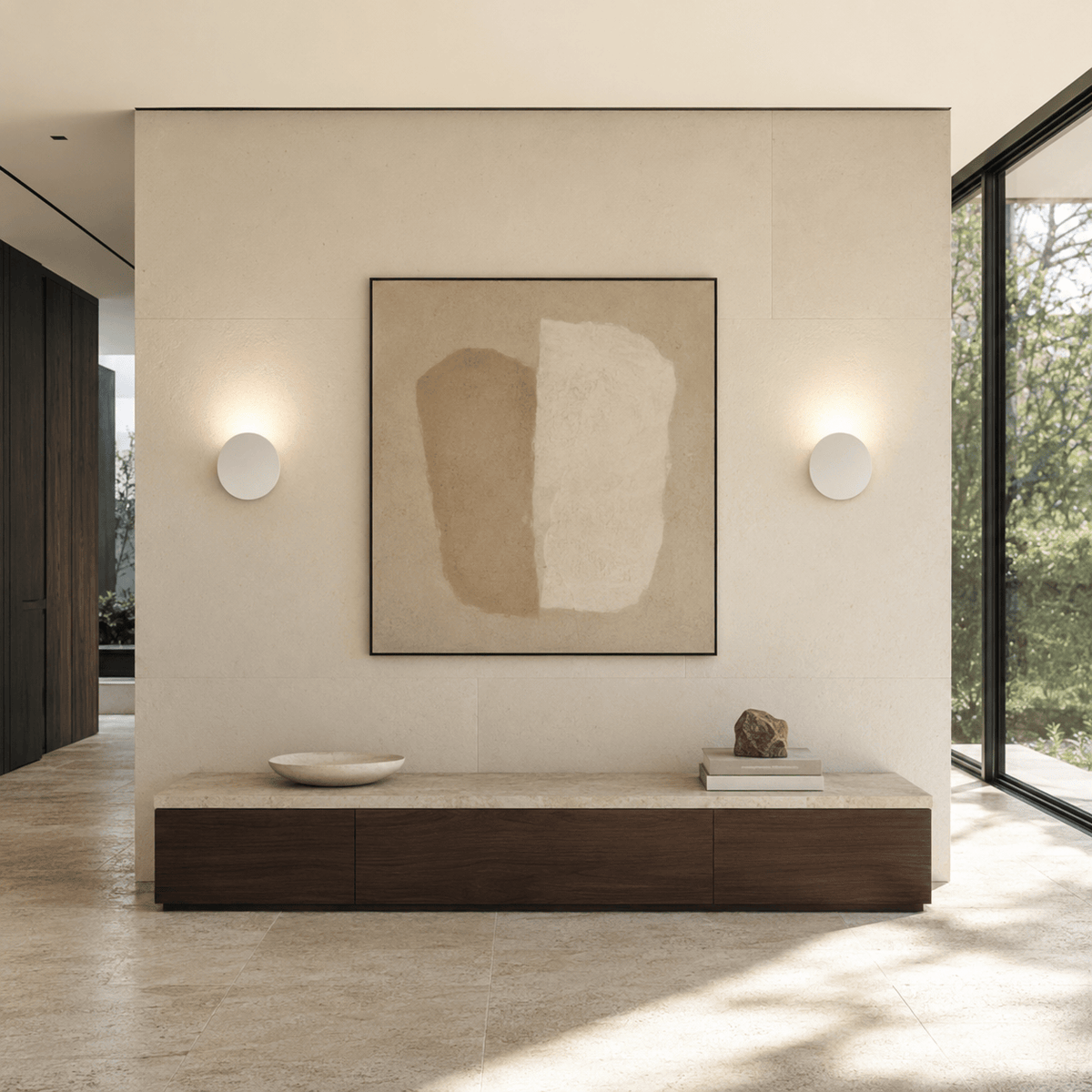 Norven Living Aira Pebble LED Wall Light – 18 cm