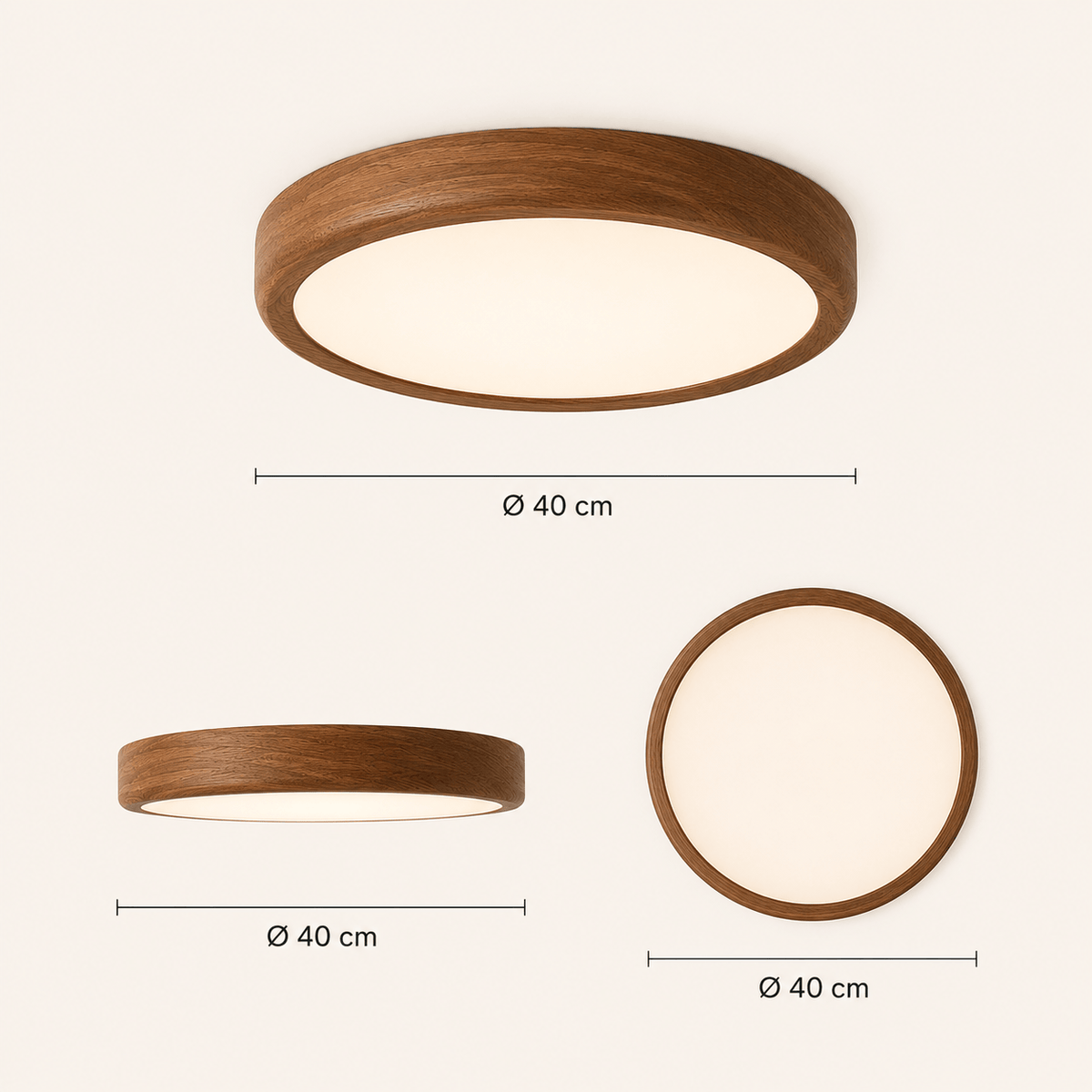 Norven Living Ceiling Lights LED Circular