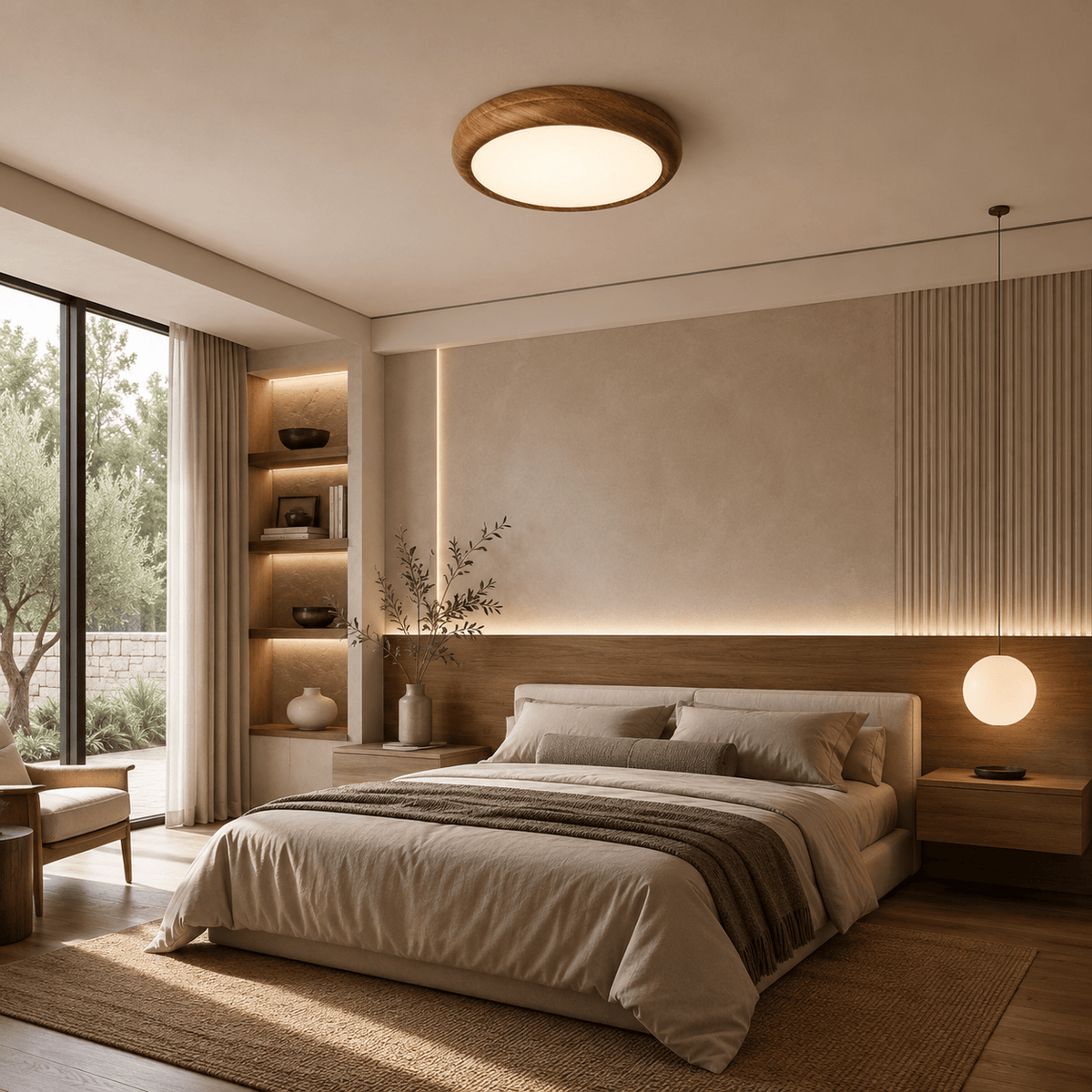 Norven Living Ceiling Lights LED Circular
