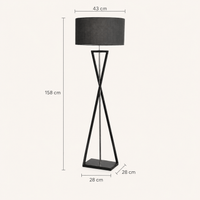 Norven Living Floor Lamps Modern Iron