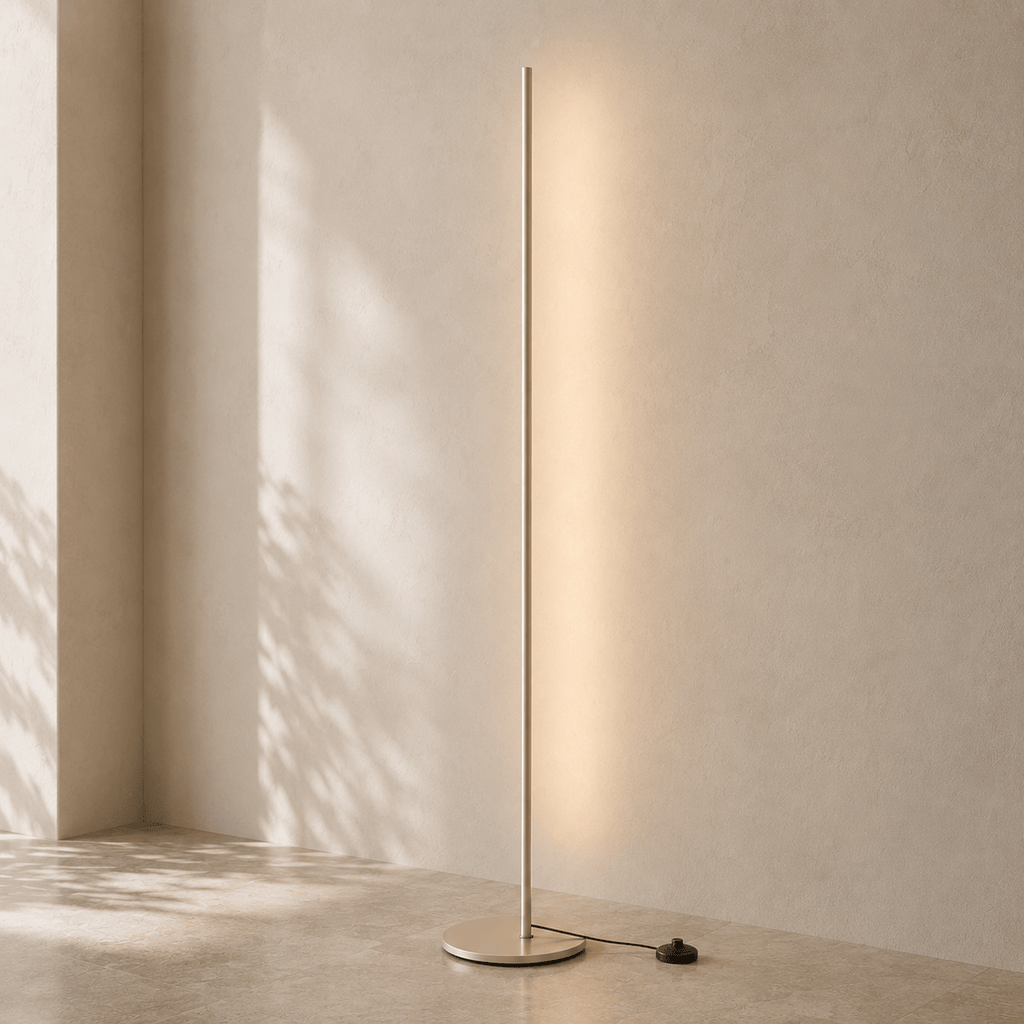Norven Living Gold Floor Lamp LED Linear