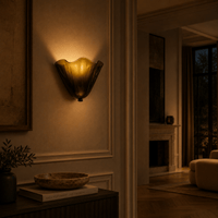 Norven Living Indoor Wall Lights Uk Glass Green